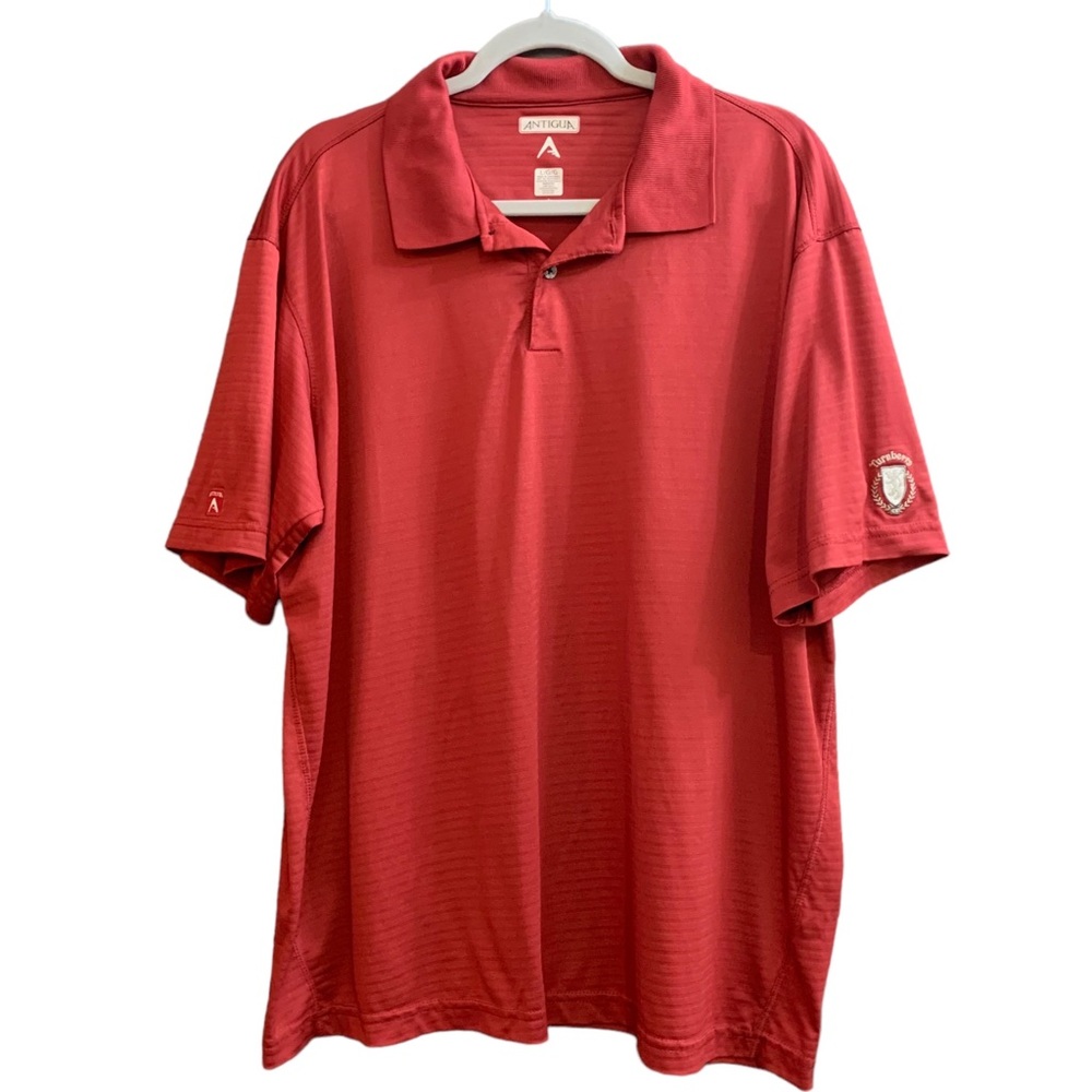 Antigua burgandy golf polo Size L